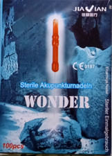 Plastic Handle Acupuncture Individ Guide Tube coat 30x0.25mm  Box of 100 Needles