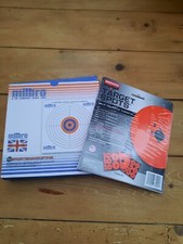 Birchwood Casey 1" Spot and Milbro 10m Airgun Range Targets