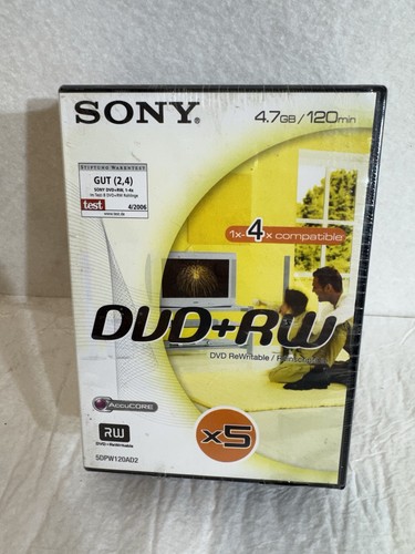 Sony dvd 7gb - 120min, 1x-4x