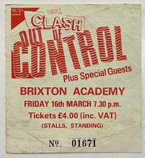 Clash Original Used Concert