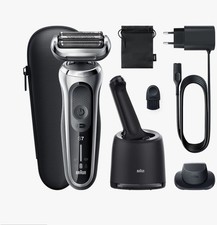 Braun Series 7 71-S7200cc Silver Wet&Dry Shaver Set Full Set