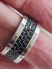 silver thomas sabo black stone