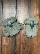 US Army ALICE M16 Ammo Pouch — Vietnam Canvas Magazine Pouch (Set of 2) 1970's