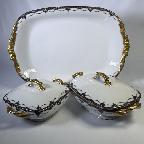 Vintage pouyat limoges - j,