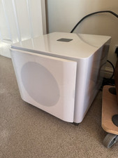 REL T/9x - subwoofer in white finish. 10 in. 300W