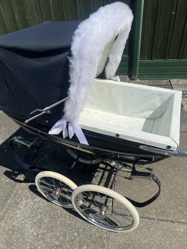 Silver cross pram with - silver,