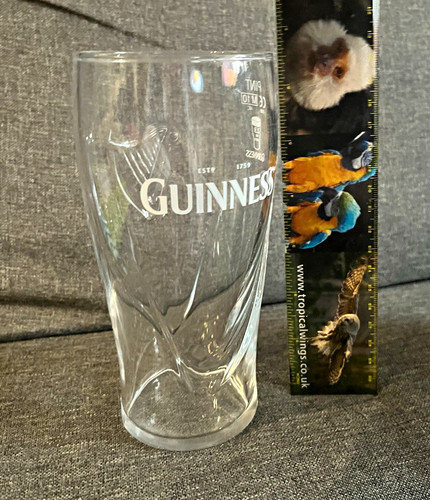 Guinness pint beer glass - guinness,