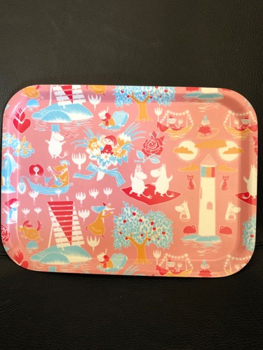 Moomin tray retro pink - moomin,