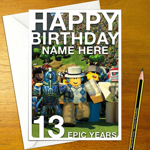 Roblox personalised birthday - roblox,