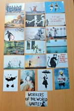 BANKSY ART PRINTS 20 POSTCARD