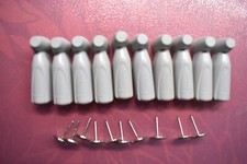 100x Compatible with sensormatic 58kHz AM Micro Mini Ivory Pencil Security Tags