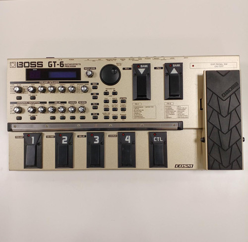 Boss multi effect guitar - boss, gt-6