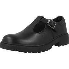 Geox Casey Black T-Bar School