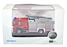 Oxford Cleveland Fire & Rescue Model 76SFE001 1/76 Scale Scania Pump Ladder.