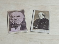 2 x British Prime Minister CDV