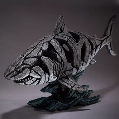 Resin shark statue cracked - resin,