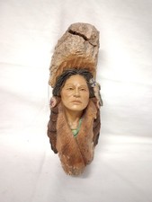 American Indian Sculpture Figurines Winter Robe