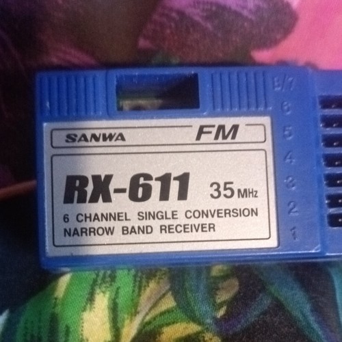 Sanwa 611 35mhz channel - sanwa, rx-611