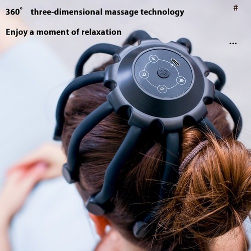 Ten claw fish head massager - head,