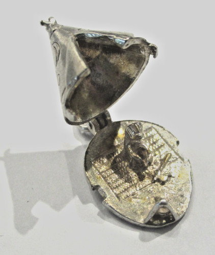 Silver old charm nuvo indian - charm,
