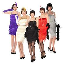 Ladies Flapper Costumes 20s 30s Charleston Great Gatsby Jazz Fancy Dress Outfit