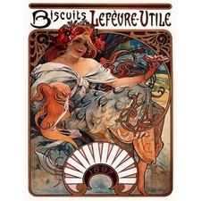 AD VINTAGE NOUVEAU MUCHA
