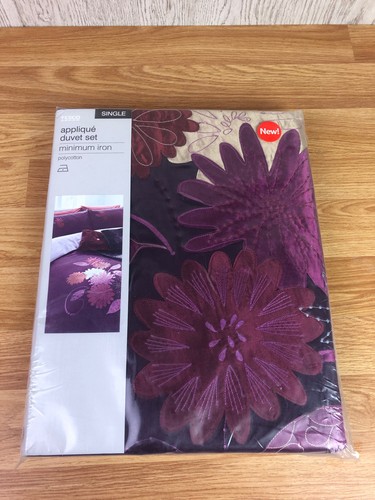Tesco single applique - single, duvet