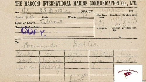 Rms titanic the - rms, ironic
