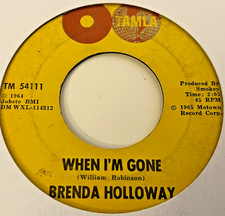 Northern Soul / Motown - Brenda Holloway - When I'm Gone / I've Been Good To You