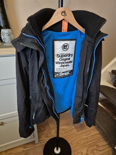 Superdry black jacket with - jacket,