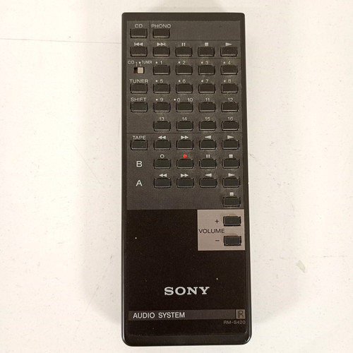Sony s420 audio system - rm-s420,