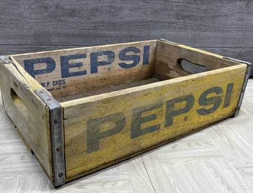 Antique pepsi wood sofa crate - antique,