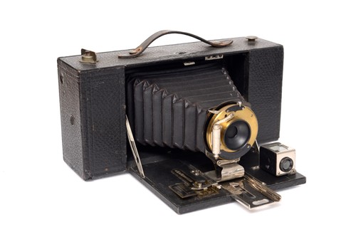 Antique kodak folding brownie - kodak,