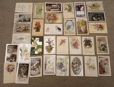  Edwardian EASTER Postcards X 32. job Lot