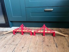 Brio 33683 Double Suspension Train Bridge Wooden Train Thomas