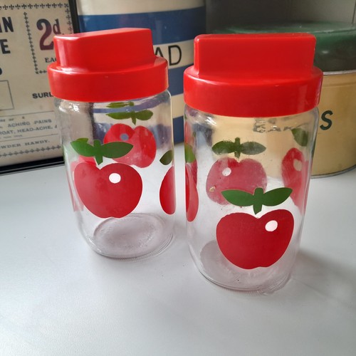 Vintage glass jars - jars, food