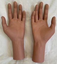 Pair Male Hands Life Size