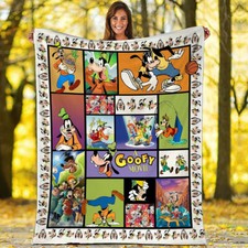 A Goofy Movie We Are Never Too Old For Goofy Funny Cartoon SOFA BLANKET Us Size