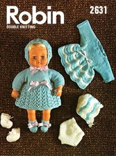 ROBIN Vintage Knitting Pattern