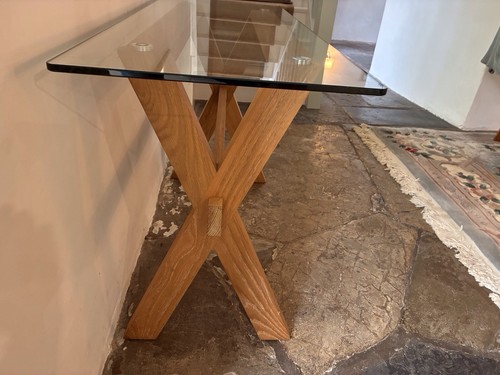 Contemporary glass topped - glass,
