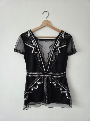Stella morgan black beaded - stella,
