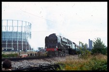 Original AGFA 35mm Rail Slide: OLD OAK COMMON OPEN DAY SHUTTLE: 1981 #1639
