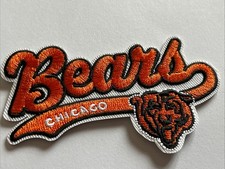 Chicago Bears NFL American Football Embroidered Iron On Patch 8.5cm x 4cm
