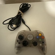 Xbox Original Controller Clear Crystal Limited Official Microsoft - Working 