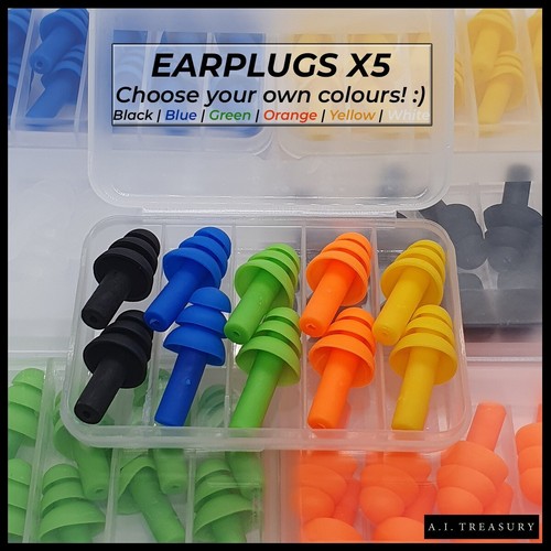 Reusable silicone ear plugs - reusable,