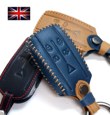 Key Cover For JAGUAR  XF XK XKR X S E F TYPE SMART KEYLESS Fob Leather Case 6
