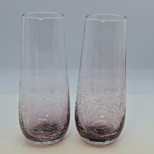 2 Pier 1 Crackle Glass