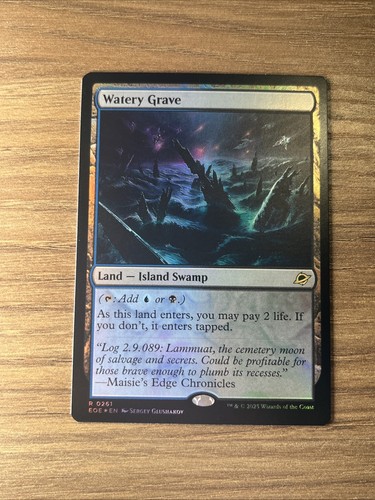 Watery grave foil - edge, of