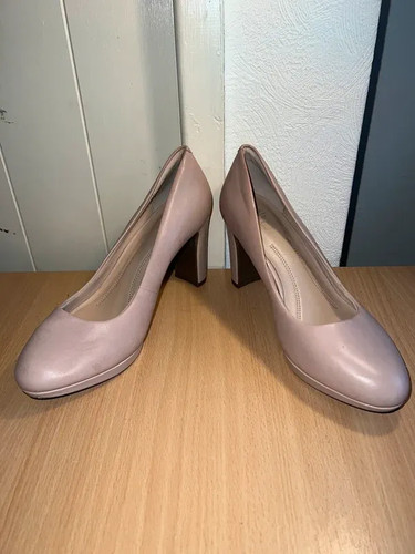 Wide fit nude leather - m&s,