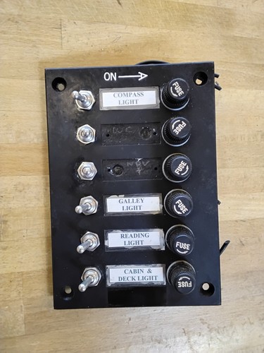 Switch panel gang 12v boat - panel, (boat